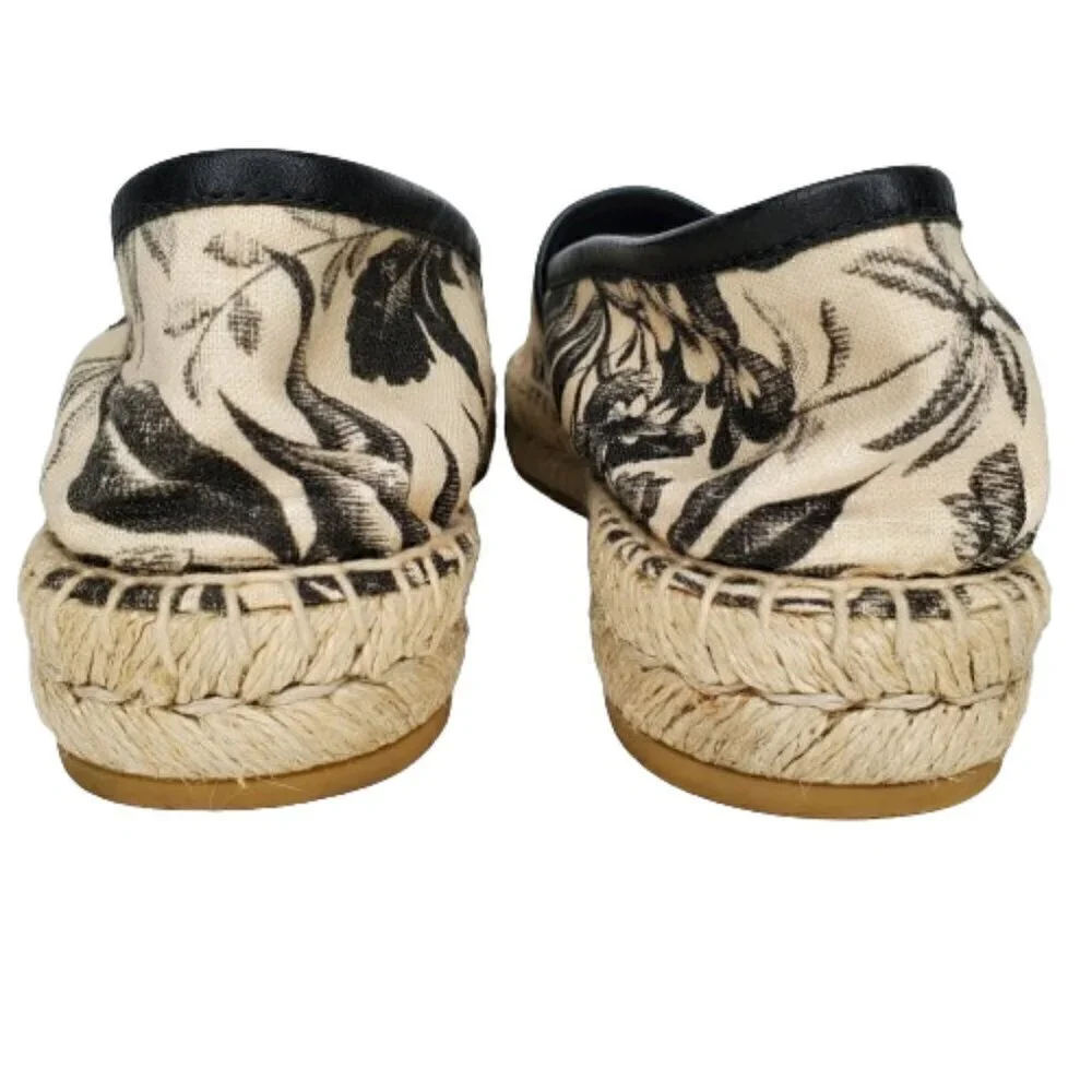 Gucci Floral Canvas Slip On Espadrille Flats - Picture 4 of 8